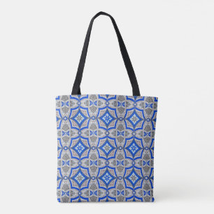 Boho Folk Art Tote Bag