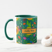 Boho Folk Flowers Elegant Gift