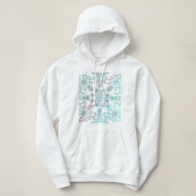 Boho Folk Hoodie (Design Front)