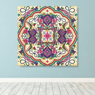 Boho Folk Wall Art 