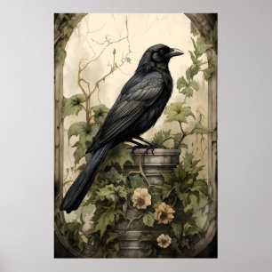 Boho Forest Animal Prints Set, Vintage Cottagecore