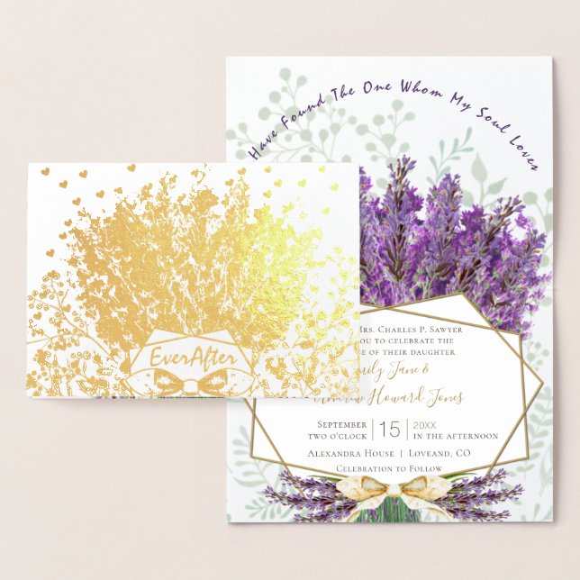 Boho Found the One I Love Wedding Invitation (Display)