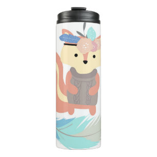 Boho Fox Thermal Tumbler