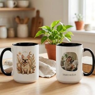 Boho French Bulldog Mum Art Mug