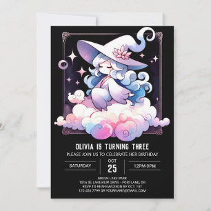 Boho Fun Wizard Birthday Invitation
