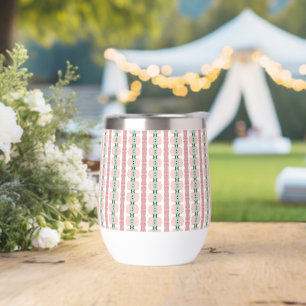 Boho Funky Retro Eclectic Pastel Christmas Stripe