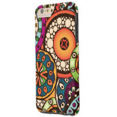 Boho Funky Trendy Retro Abstract Pattern Case-Mate iPhone Case (Back Left)