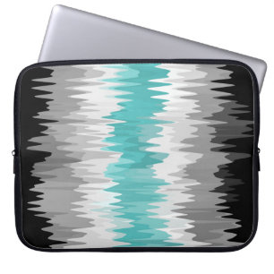 Boho Funky Wavy Abstract Libramaculine Pride Flag Laptop Sleeve