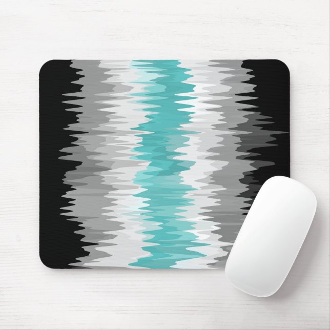 Boho Funky Wavy Abstract Libramasculine Pride Flag Mouse Mat (With Mouse)