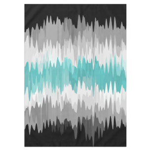 Boho Funky Wavy Abstract Libramasculine Pride Flag Tablecloth