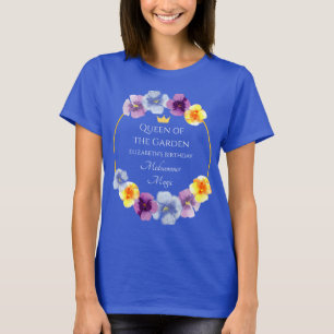 Boho Garden Party Birthday Cute Cottagecore Floral T-Shirt