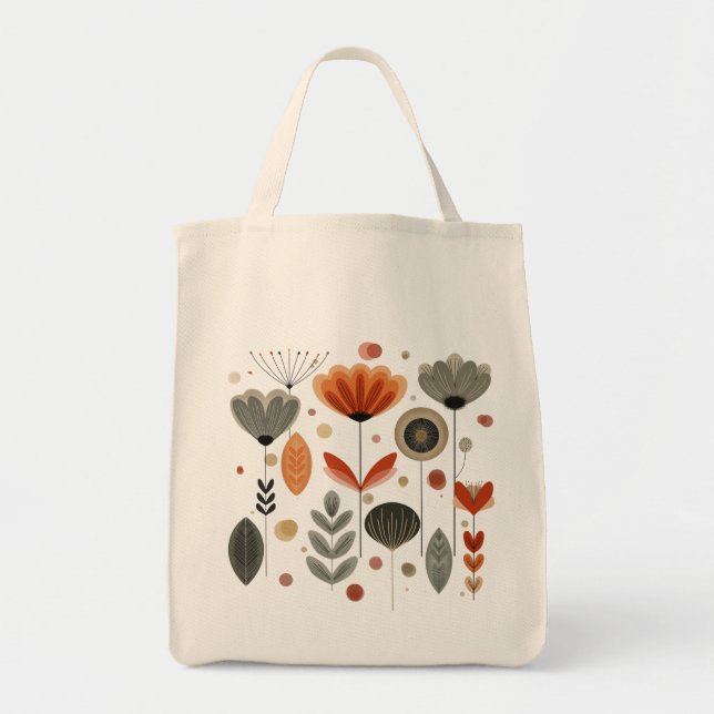 Boho Garden Tote Bag (Front)