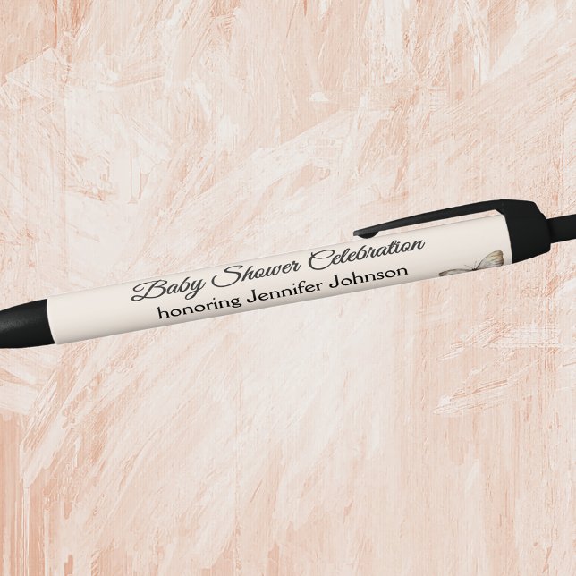 Boho Gender Neutral Baby Shower Favours Black Ink Black Ink Pen (Creator Uploaded)