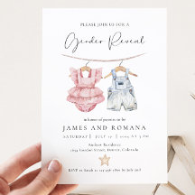 Boho Gender Reveal Invitation, Editable Gender Rev