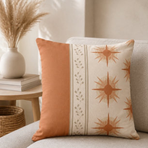 Boho Geo Design Fashion Throw Pillow