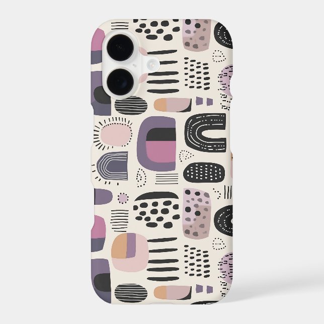 Boho Geometric Abstract Pattern (Back)