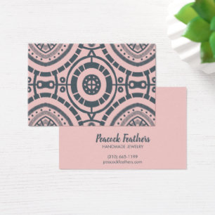 Boho Geometric Earring Necklace Jewellery Display