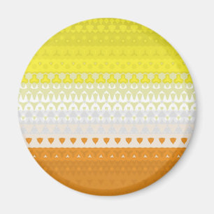 Boho Geometric Funky Abstract Maverique Pride Flag Magnet