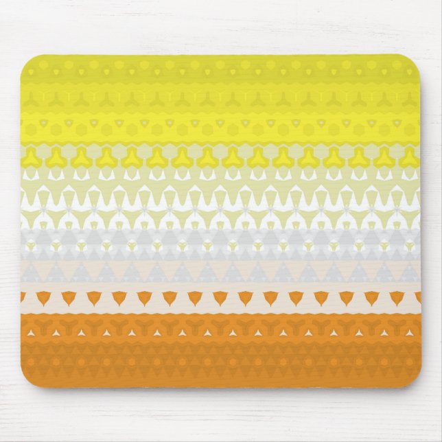 Boho Geometric Funky Abstract Maverique Pride Flag Mouse Mat (Front)