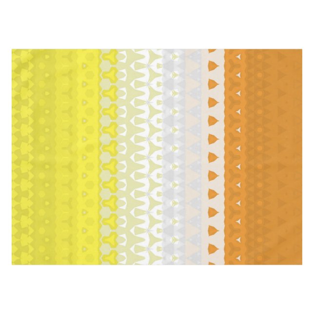 Boho Geometric Funky Abstract Maverique Pride Flag Tablecloth (Front (Horizontal))