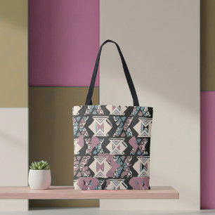 Boho Geometric Tote Bag