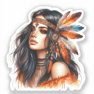 Boho Girl AI Art Bohemian Fashion