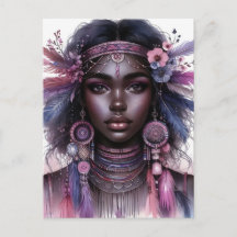 Boho Girl AI Art Bohemian Fashion