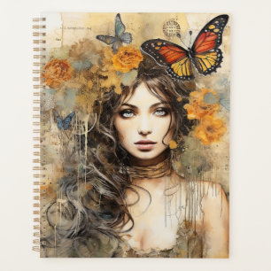 Boho Girl Planner, Boho Butterfly Planner