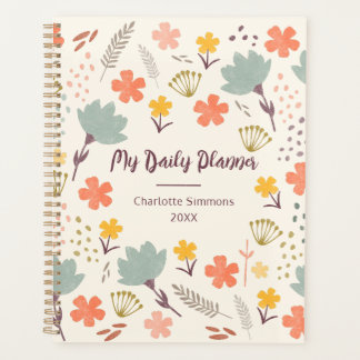 Boho Girly Personalised Daily Planner