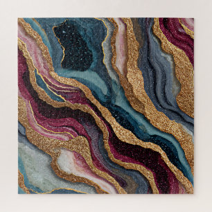 Boho Glitter Agate Puzzle