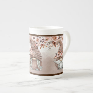 Boho Gnomes Bone China Mug