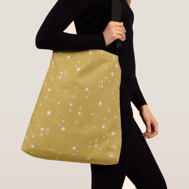 Boho Gold Starlight Crossbody Bag (Close Up)