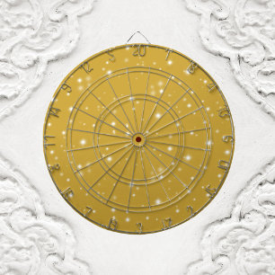 Boho Gold Starlight Dartboard