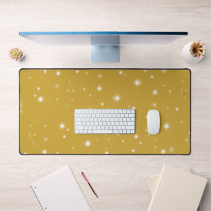 Boho Gold Starlight Desk Mat