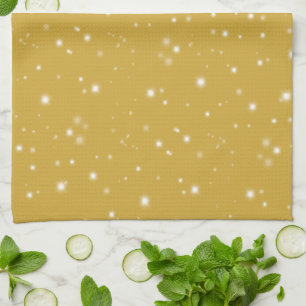 Boho Gold Starlight Tea Towel