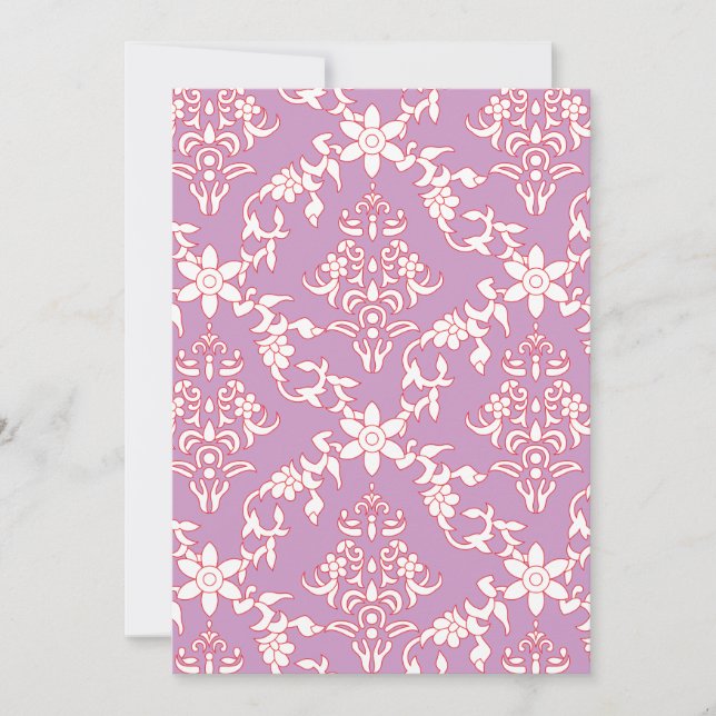 Boho Gold Wedding Invite | Printable RSVP Card (Front)