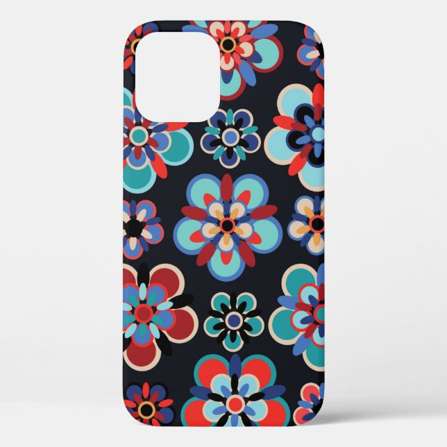 Boho Graphic Circles Case-Mate iPhone Case (Back)