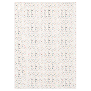 Boho Green Orange Terrazzo Print Tablecloth