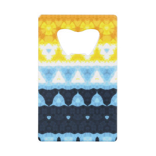Boho Groovy Geometric Abstract AroAce Pride Flag