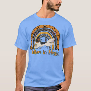 Boho Halloween Papillion Dog agility competition T-Shirt