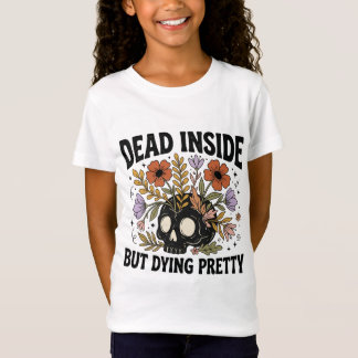 Boho Halloween Skull Flower PNG T-Shirt