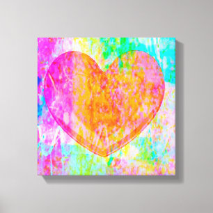 Boho Heart Canvas Print