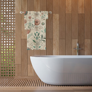 Boho Herb Bath Towel Set