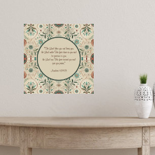 Boho Herb Blessing  Poster