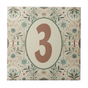 Boho Herb Customizable Tile