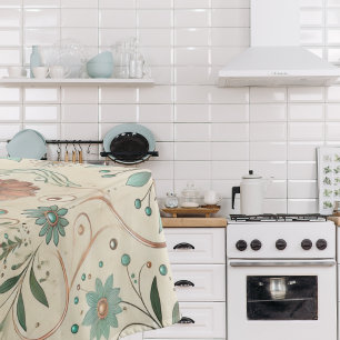 Boho Herb Pattern  Tablecloth