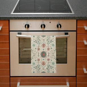 Boho Herb Tea Towel
