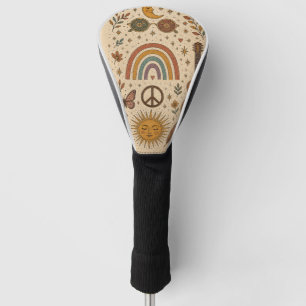 Boho Hippie Vintage Retro Golf covers