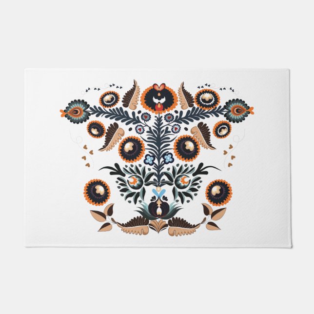 Boho Hippy Doormat (Front)