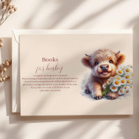 Boho Holy Cow Highland Cow Baby  Books for Baby